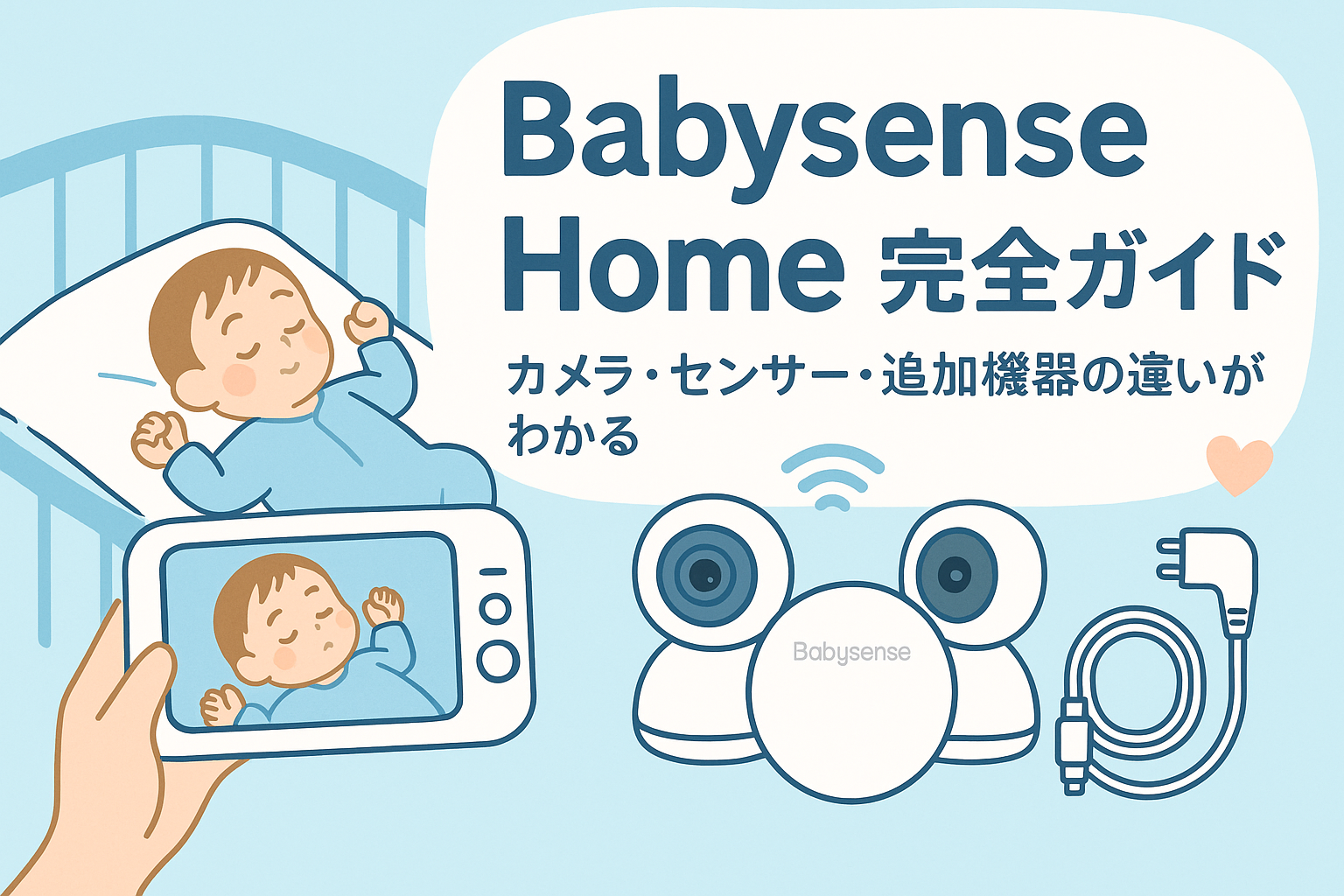 2026年最新】Babysense Homeシリーズ完全ガイド｜ベビーカメラ 